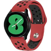 IMoshion Silikon-Sportarmband - Universelle 20 mm Anschluss - Red & Black