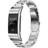 IMoshion Edelstahlarmband für Fitbit Charge 2 - Silber