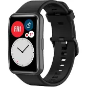 IMoshion Siliconen bandje voor de Huawei Watch Fit - Zwart