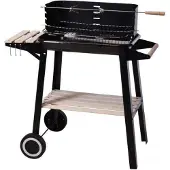 Bbq collection Rechteckiger Holzkohlegrill 54x34x6,5cm