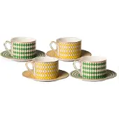 Pols Potten Teetasse Chess (4er-Set)