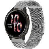 IMoshion Magnetisches Milanaise Armband - Universelle 22 mm Anschluss - Größe S - Silber
