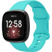 IMoshion Silikon-Armband⁺ für Fitbit Versa 4 / 3 / Sense (2) - Türkis