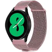IMoshion Magnetisches Milanaise Armband - Universelle 20 mm Anschluss - Größe M - Rosa