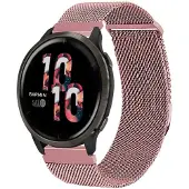 IMoshion Magnetisches Milanaise Armband - Universelle 22 mm Anschluss - Größe S - Rosa