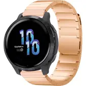 Selencia Edelstahl Magnetarmband - Universelle 22 mm Anschluss - Rosé gold