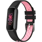 IMoshion Sport Silikonarmband für Fitbit Luxe - Schwarz & Rosa