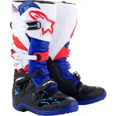 Alpinestars Tech 7 Schwarz Dark Blau Rot Weiß Stiefel Größe US 13