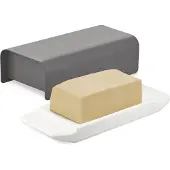 Alessi Butterdose Mattina Dark Grey
