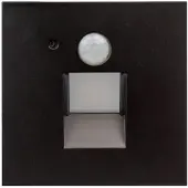 Arcchio Neru LED-Einbaulampe Sensor eckig, schwarz