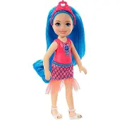 Barbie Fee Puppe (blaue Haare)