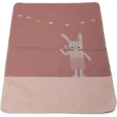 David Fussenegger Babydecke David Fussenegger Juwel Bunny Rabbit Rosa-90 x 70 cm