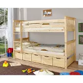 Ticaa kindermobel Etagenbett Sammy Kiefer Natur