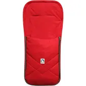 HEITMANN FELLE Fußsack "Eisbärchen - Sommerfußsack", Baby, rot, Baumwolle, Polyester, Fußsäcke Fußsack, leichte Ausführung, ideal im Sommer, für Kinderwagen & Buggy, waschbar