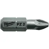 Milwaukee Punta PZ1 x25mm - 25uds - S/Driving Bit PZ 1 x 25mm - 25pcs