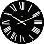 Alessi Wanduhr Firenze-Schwarz