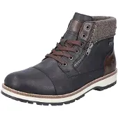 Rieker Herrenschuhe Warmfutter Schnürstiefel Schwarz Freizeit