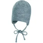 Sterntaler Woll-Wintermütze, grau, 43
