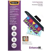 Fellowes Laminierfolien, selbstklebend, DIN A4, 80 mic., 100 Stück