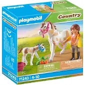 Playmobil Country Pferd mit Fohlen, 4 Jahr(e), Mehrfarbig, Kunststoff