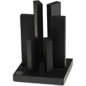 Yaxell Tower 39070 magnetischer Messerblock für 6 Messer, schwarz
