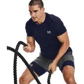 Under Armour HG Armour Fitted SS blue white (410) XL