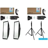 Nanlite FS300B LED Bi-Color Dual Kit (mit Lichtstativ und Softbox)