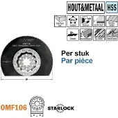 Cmt OMF106-X1 Rundholzsägeblatt