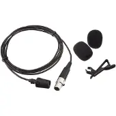 Shure CVL-B/C-TQG Miniatur-Kondensatormikrofon mit Nierencharakteristik für Moderatoren