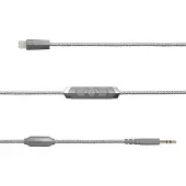 V-Moda Speakeasy DAC/AMP-Blitzkabel grau
