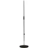 K&M 26010 Round Base Floor Microphone Stand Chrom