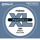D'Addario PSB080 Einzelsaite für E-Bass