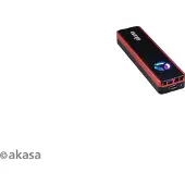 Akasa AK-ENU3M2-06, SSD-Gehäuse, M.2, PCI Express, Serial ATA III, 10 Gbit/s, USB Anschluss, Schwarz