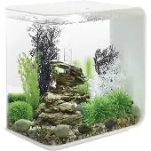 Oase 72034 Akvarium biOrb FLOW 30 LED weiß 30 l med LED-belysning