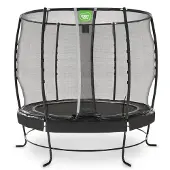 Exit Lotus Premium Trampolin ø253cm, auf Beinen, Rund, Schwarz