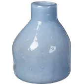 Broste Copenhagen Silas Vase blau Ø25cm