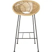 Bloomingville Yonne Barhocker Rattan - natürlich