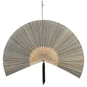 Bloomingville - Jaime Wanddekoration 145x72 cm - Schwarzer Karagumoy