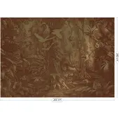 Kek Amsterdam Tropische Landschaften Goldtapete MW-063 - 400x280cm