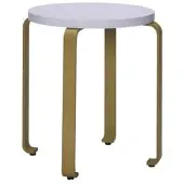 Hubsch Smile Hocker hellblau/khaki