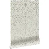 Kek Amsterdam Goldene Linien Tapete 100x280cm Sand / Gold MW-083