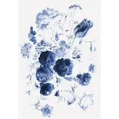 Kek Amsterdam Königliche blaue Blumen I Blumentapete