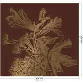 Kek Amsterdam Gravierte Blumen Goldtapete MW-026 - 300x280cm