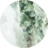 Kek Amsterdam Marmortapete Kreis grün CK-049 ø190cm