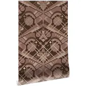 Kek Amsterdam Art Deco Goldtapete Animaux Schmetterling - taupe
