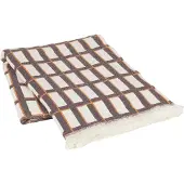 Broste Copenhagen Isa kariert braun - 130x180cm