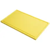 Gastro Schneidebrett mit Saftrille GN1/1 gelb