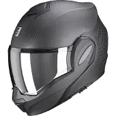 Scorpion Exo-Tech Evo Carbon Solid Matt Schwarz Klapphelm Größe M