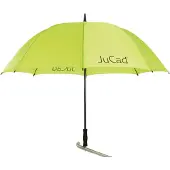 JUCAD Teleskopischer Regenschirm mit Schaft