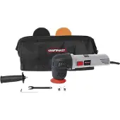 Dino KRAFTPAKET KRAFTPAKET Exzenter Poliermaschine 710 Watt - 12 mm Hub - Set